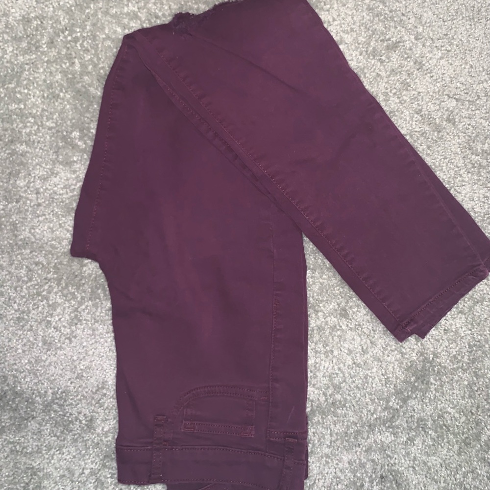 CHEAP GAP JEANS burgundy WORN ONCE